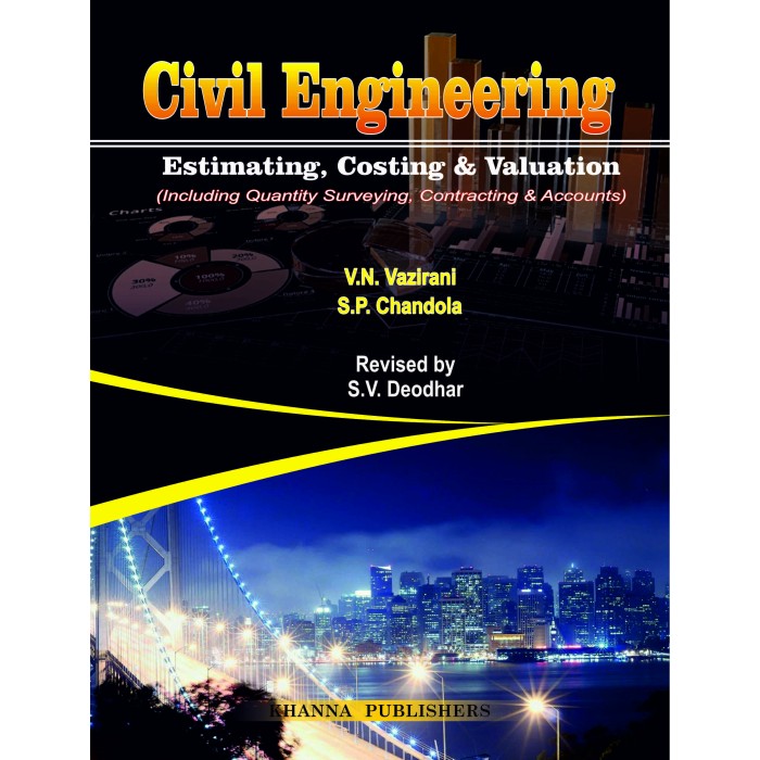 Civil Engineering Estimating, Costing & Valuation 
